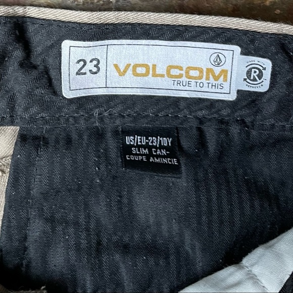 BIG BOYS FRICKIN REGULAR STRETCH PANTS - KHAKI size 23 (10 slim) - Picture 5 of 6